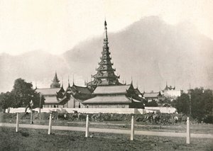 Het Paleis, Mandalay door Unbekannt