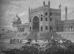 Het Paleis in Delhi, ca. 1880 door Unbekannt