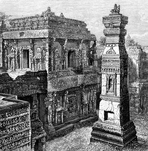 Het Paleis van Kailash, Ellora, India