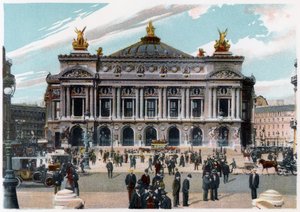 Het Palais Garnier, Parijs, ca. 1900