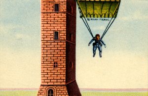De parachute van Fauste Veranzio