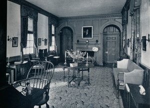 De salon van de Raleigh Tavern, ca. 1938 door Unbekannt