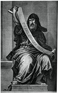 De Patriarch Job, 15e eeuw, 1870 door Unbekannt
