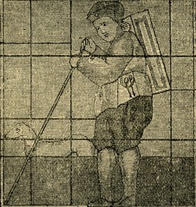 De Marskramer en zijn Hond, voorheen in de Lambeth Kerk, ca. 1878 door Unbekannt