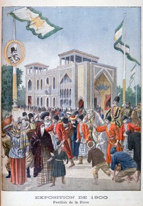 Het Perzische paviljoen op de Wereldtentoonstelling van 1900, Parijs, 1900 door Unbekannt