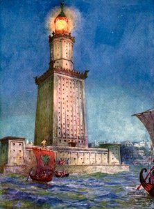 De Pharos van Alexandrië, Egypte, 1933-1934