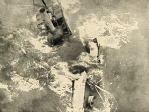 Het werk van de piraten: Stoomboot breekt op, 1919 door Unbekannt