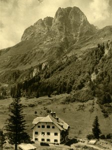 De Plockenpas in het Carnische Alpengebergte, Oostenrijk, ca. 1935