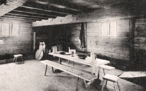 De eerste handelspost van de Plymouth kolonie, Bourne, Massachusetts, USA, c1900s door Unbekannt