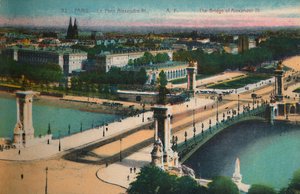 De Pont Alexandre III, Parijs, ca. 1920