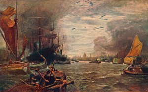 Het Dok van Londen, 1888-1906 door Unbekannt