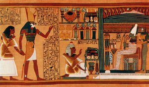 De presentatie van Ani aan Osiris, ca. 13e eeuw v.Chr., 1915