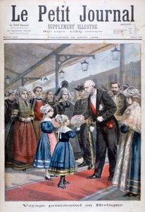 De President van de Franse Republiek bezoekt Bretagne, 1896 door Unbekannt