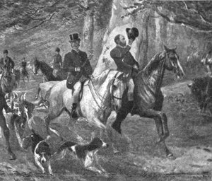 De Prins van Wales als Jager, late 19e eeuw, 1901 door Unbekannt
