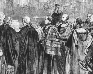 De Prins van Wales neemt voor het eerst plaats in het Hogerhuis...1863, 1901 door Unbekannt