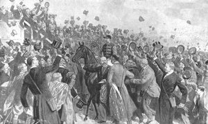 De Eerste Derby van de Prins, 1896: Zijne Koninklijke Hoogheid leidt Persimmon, 1901