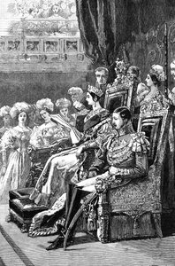 De koningin opent het parlement, 1846