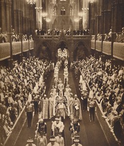 De processie van de koningin, 12 mei 1937 door Unbekannt
