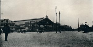 Het Treinstation, Santiago, 1911 door Unbekannt
