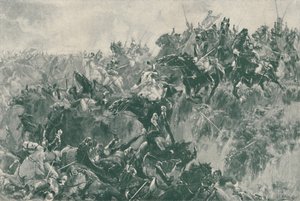 De kloof bij Waterloo door Unbekannt