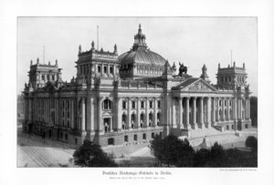 De Rijksdag in de late 19e eeuw, 1900 door Unbekannt