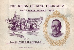 Het Regeer van Koning George V, Zilveren Jubileum, sigarettenkaart verzamelboek, ca. 1935 door Unbekannt