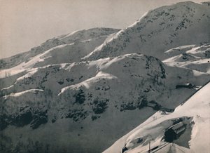 De Reinunga Tunnel op de Bergen Spoorweg, 1914 door Unbekannt
