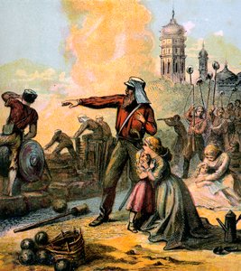 De Bevrijding van Lucknow, 1857 ca. 1850s door Unbekannt