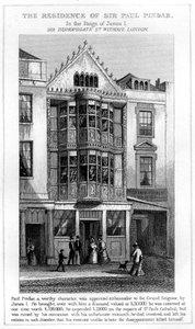 De Residentie van Sir Paul Pindar, Bishopsgate, City of London