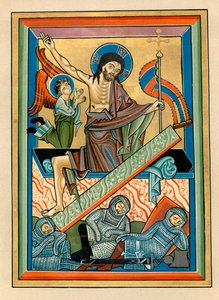 De Opstanding, ca. 1240 door Unbekannt