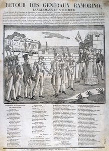 De terugkeer van generaal Ramorino, 1831 door Unbekannt