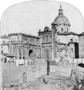 Het Romeinse Forum, Rome, Italië door Unbekannt