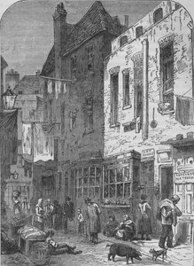 De Rookery van St Giles, Londen, 1850