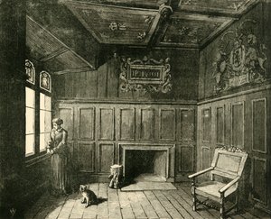 De kamer in Edinburgh Castle waar James VI werd geboren door Unbekannt