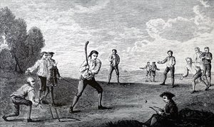 De Royal Academy Club die cricket speelt door Unbekannt