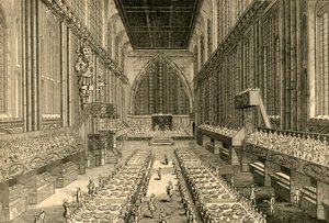 Het Koninklijk Banket in Guildhall, 1761, 1897 door Unbekannt