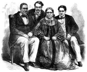 De Koninklijke Familie van Tahiti, 1864 door Unbekannt