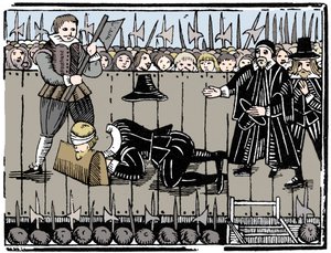 Het koninklijke martelaarschap, uit een ballade van 1648, 1964 door Unbekannt