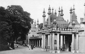 Het Koninklijk Paviljoen, Brighton, East Sussex door Unbekannt
