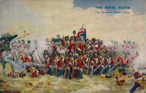 De Royal Scots. Het plein bij Quatre Bras, 1815, 1939