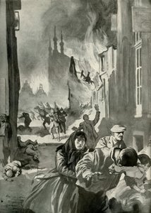 De plundering van Leuven door Unbekannt