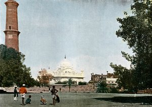De Samadhi van Ranjit Singh, Lahore, India, ca. 1890 door Unbekannt