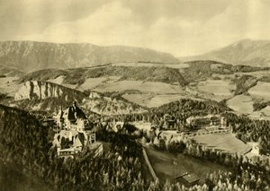 De Schneeberg en het Rax-gebergte, Semmering, Neder-Oostenrijk, ca. 1935