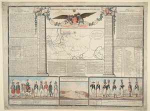 Het Semenovsky Life-Guards Regiment, 1810 door Unbekannt