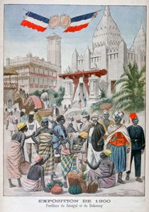 Het Senegalese paviljoen op de Wereldtentoonstelling van 1900, Parijs, 1900