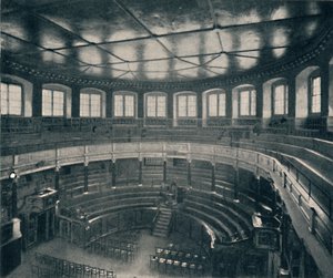 Het Sheldonian Theatre, Oxford, 1903 door Unbekannt