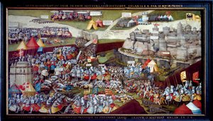 Het Beleg en de Slag bij Pavia, 1525-1528 door Unbekannt