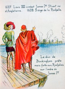 Het Beleg van La Rochelle, 1628 20e eeuw door Unbekannt