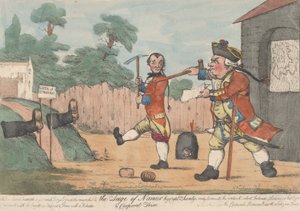 Het Beleg van Namen door Kapitein Shandy en Korporaal Trim Tristram Shandy door Unbekannt