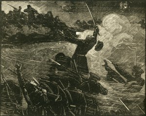 Het Beleg van Silistria, 1854, 1890 door Unbekannt